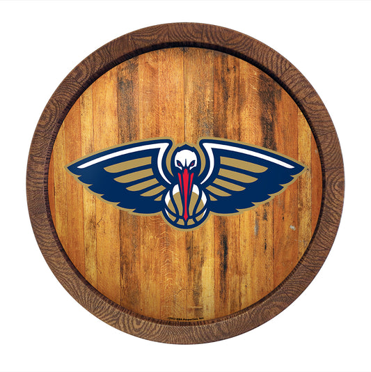 New Orleans Pelicans Barrel Top Sign