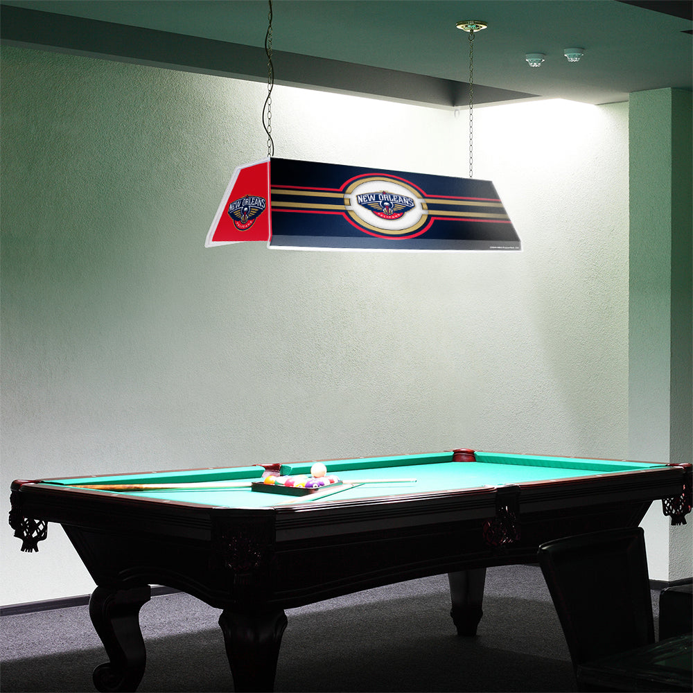 New Orleans Pelicans Edge Glow Pool Table Light Room View