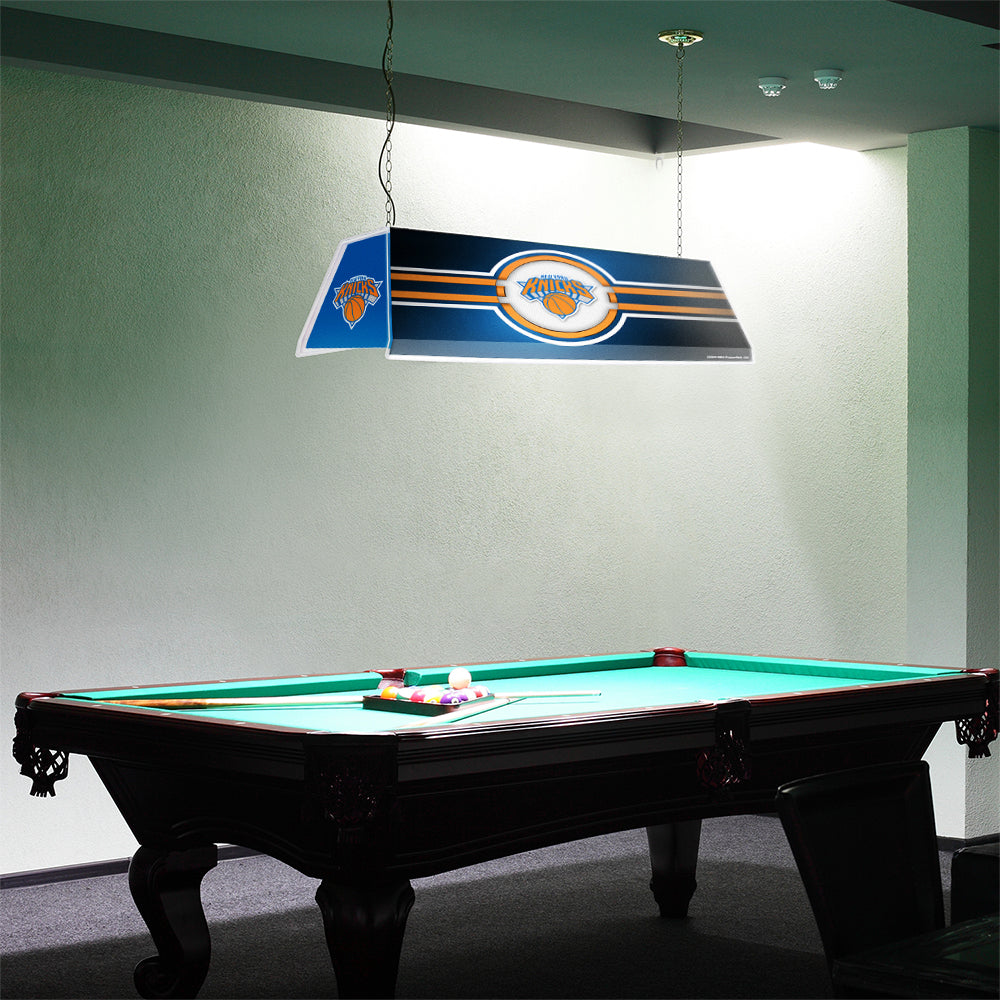 New York Knicks Edge Glow Pool Table Light Room View