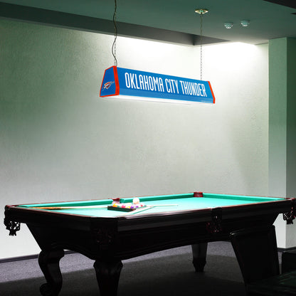 Oklahoma City Thunder Standard Pool Table Light Room View