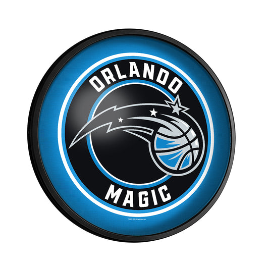 Orlando Magic Slimline Round Lighted Wall Sign