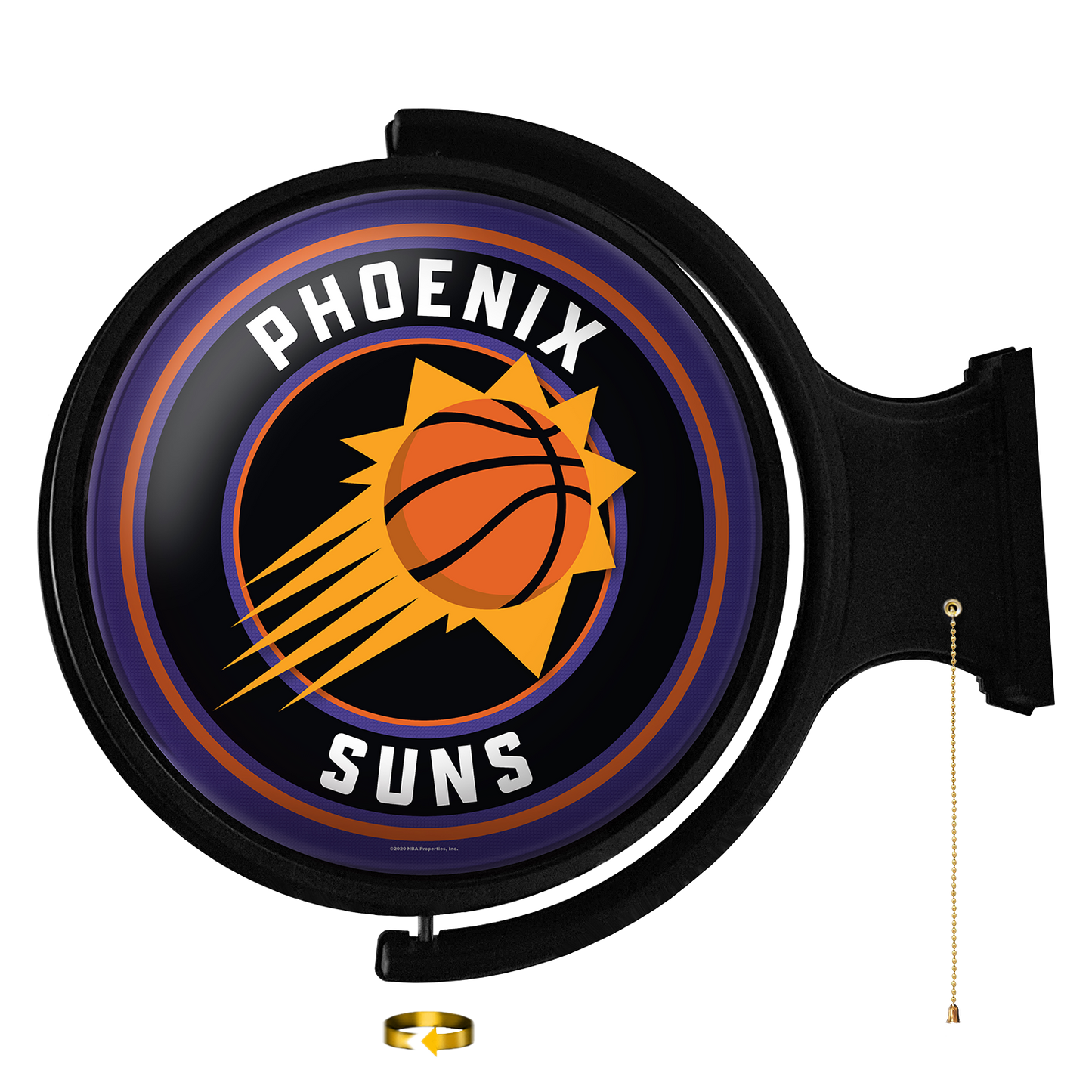 Phoenix Suns Round Rotating Wall Sign