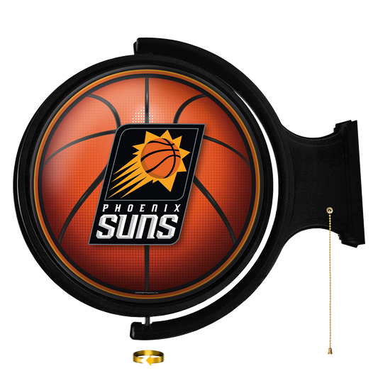 Phoenix Suns Round Basketball Rotating Wall Sign