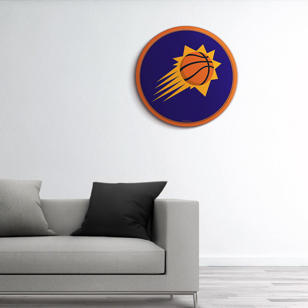 Phoenix Suns Modern Disc Wall Sign Room View