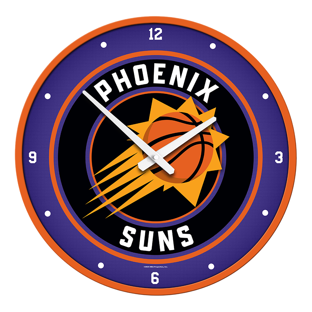 Phoenix Suns Round Wall Clock