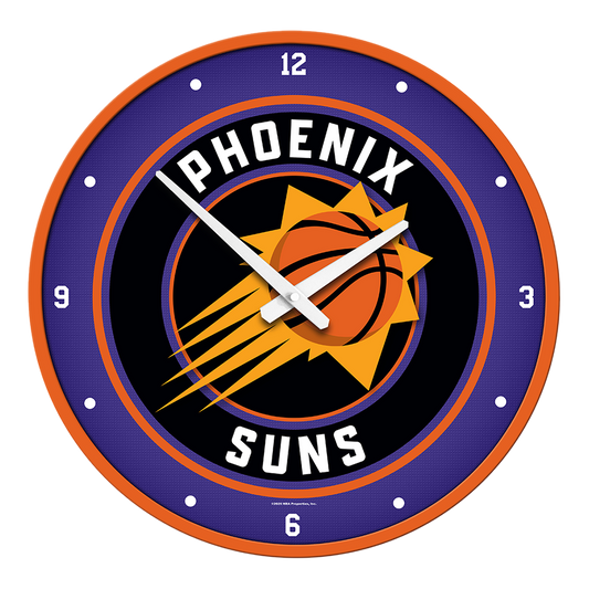 Phoenix Suns Round Wall Clock