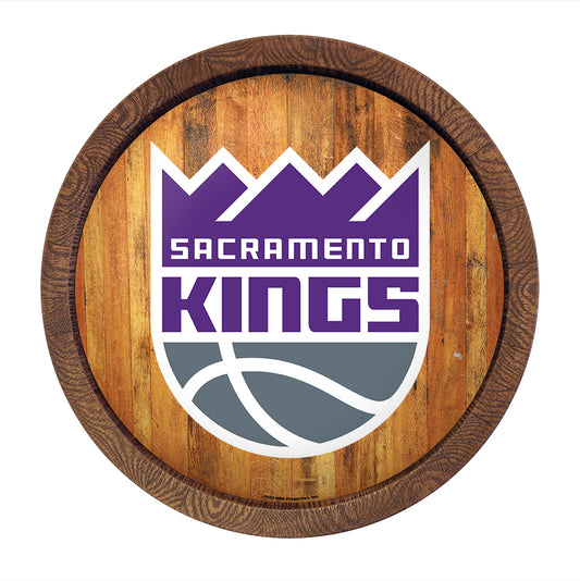 Sacramento Kings Barrel Top Sign