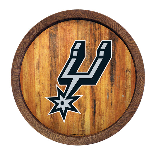 San Antonio Spurs Barrel Top Sign