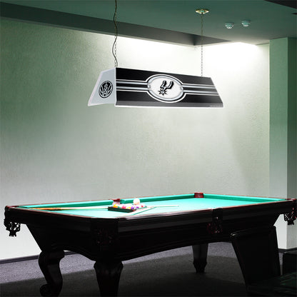 San Antonio Spurs Edge Glow Pool Table Light Room View