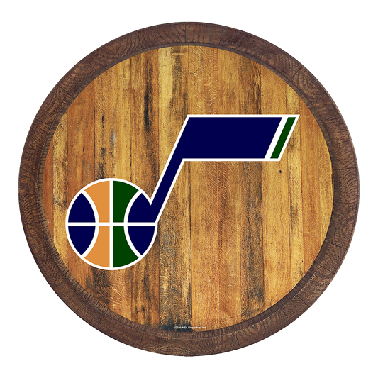 Utah Jazz Barrel Top Sign