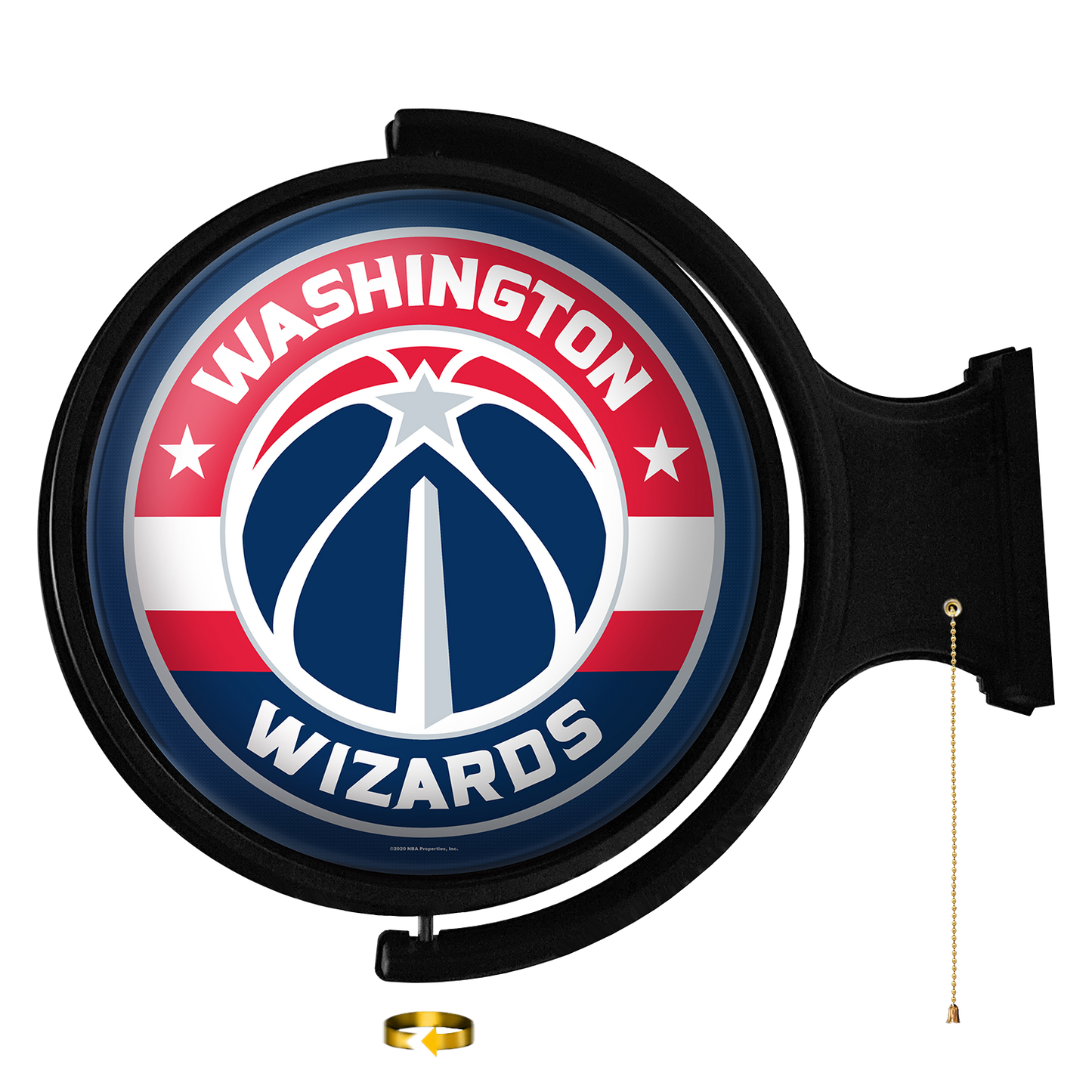 Washington Wizards Round Rotating Wall Sign