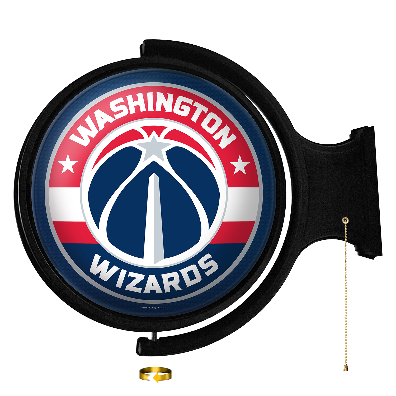 Washington Wizards Round Rotating Wall Sign