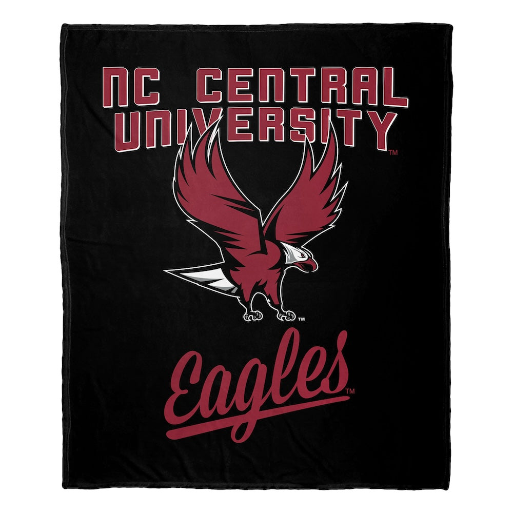 NC Central Eagles official silk touch throw blanket