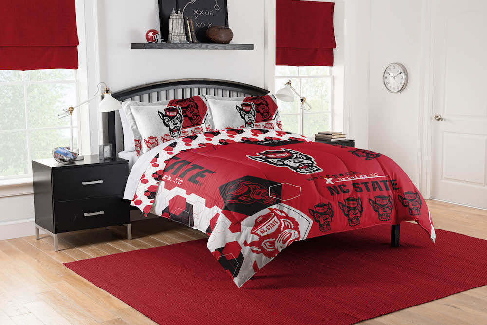 NC State Wolfpack queen size comforter set