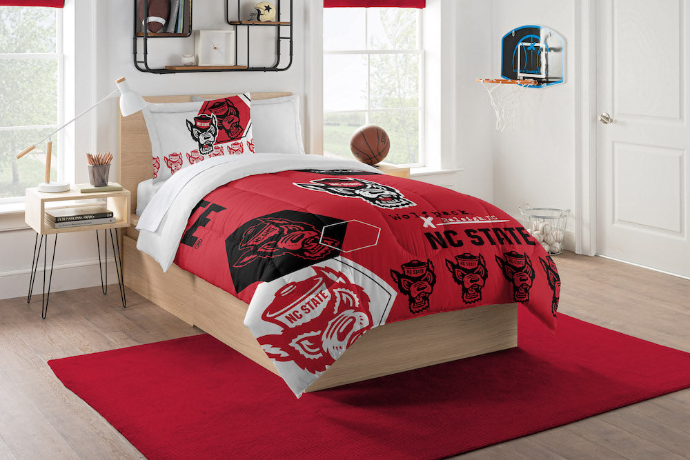 NC State Wolfpack twin size comforter set