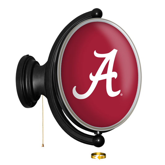 Alabama Crimson Tide Oval Rotating Wall Sign