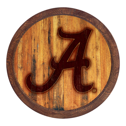 Alabama Crimson Tide Branded Barrel Top Sign