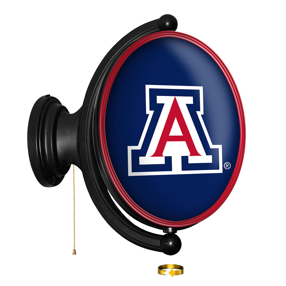 Arizona Wildcats Oval Rotating Wall Sign