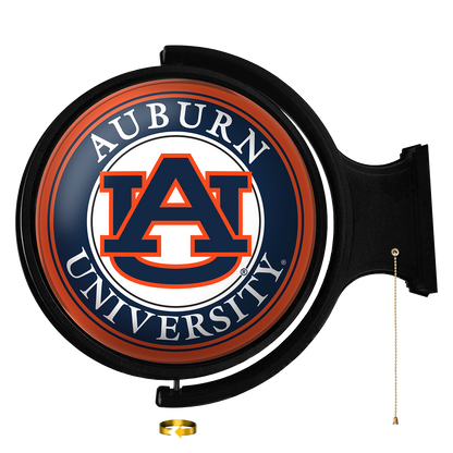 Auburn Tigers Round Rotating Wall Sign