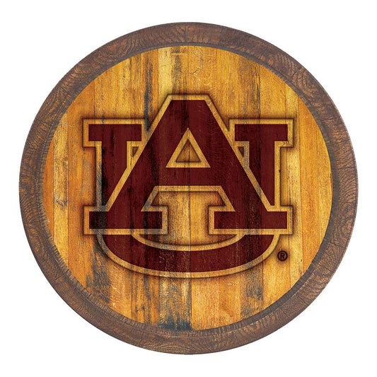 Auburn Tigers Branded Barrel Top Sign