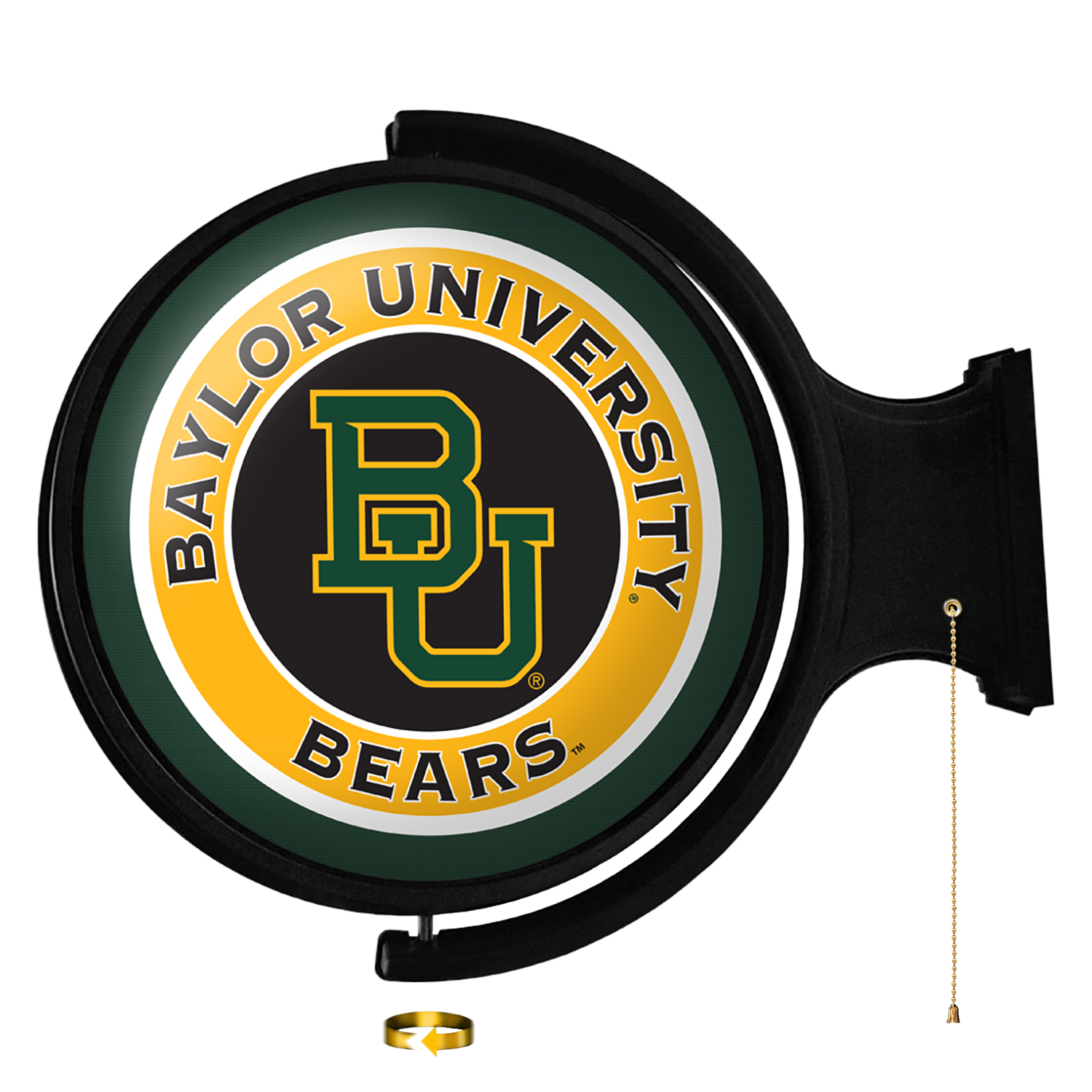 Baylor Bears Round Rotating Wall Sign