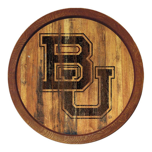 Baylor Bears Branded Barrel Top Sign