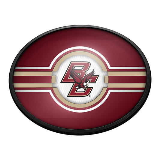 Boston College Eagles Slimline Oval Lighted Wall Sign