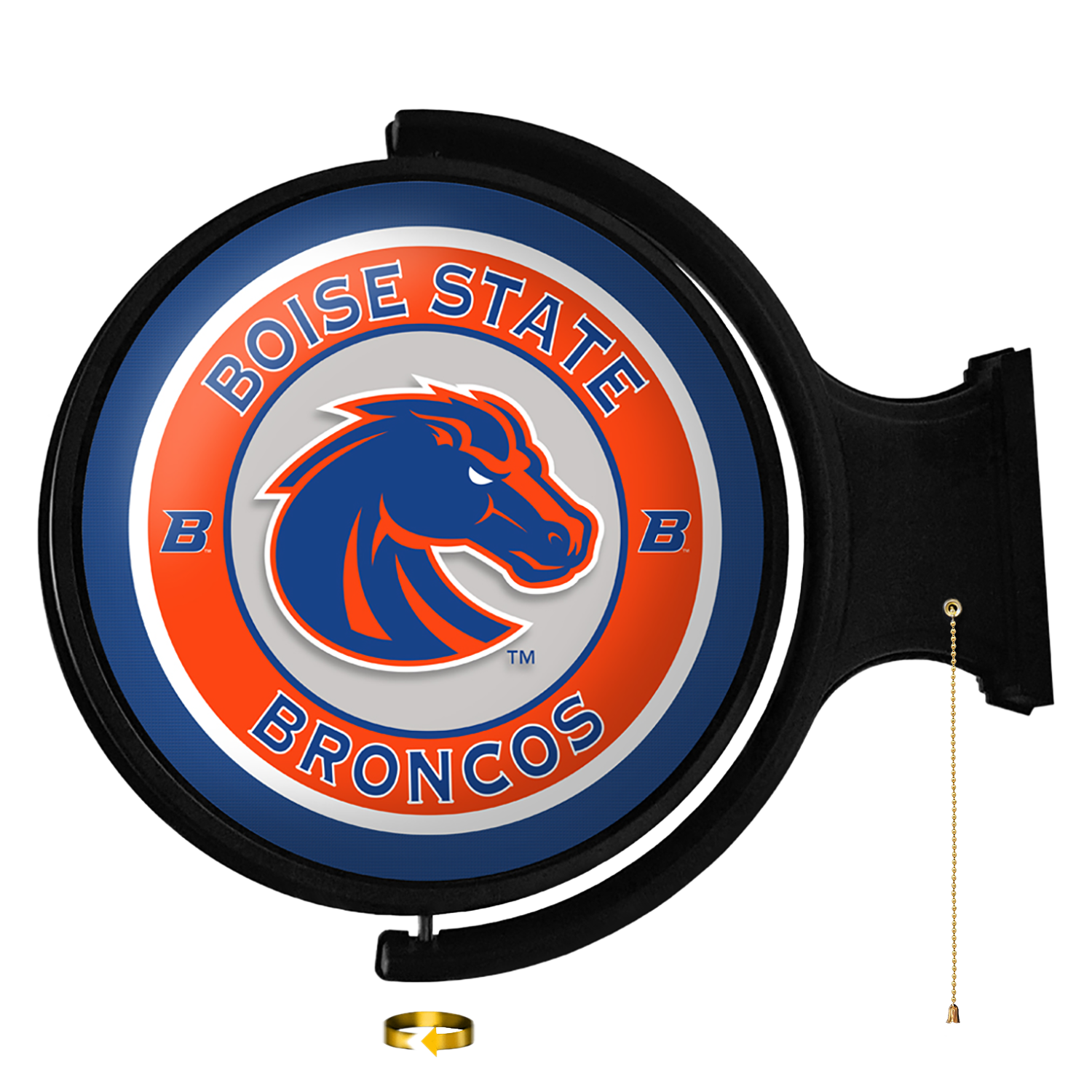 Boise State Broncos Round Rotating Wall Sign