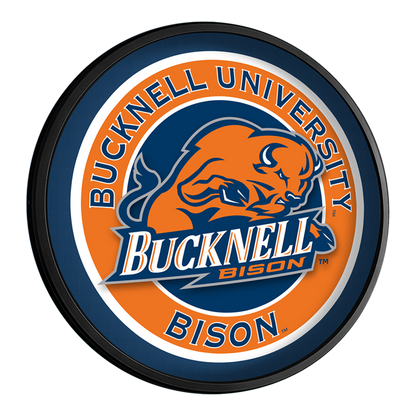 Bucknell Bison Slimline Round Lighted Wall Sign