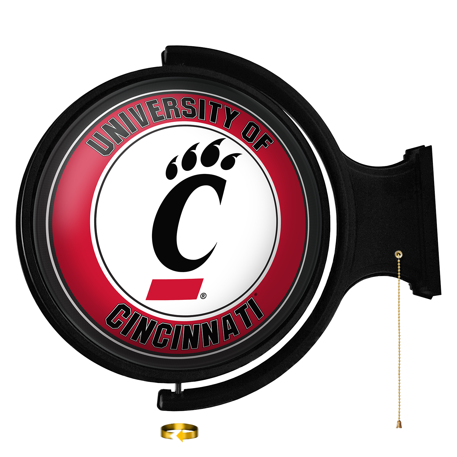 Cincinnati Bearcats Round Rotating Wall Sign