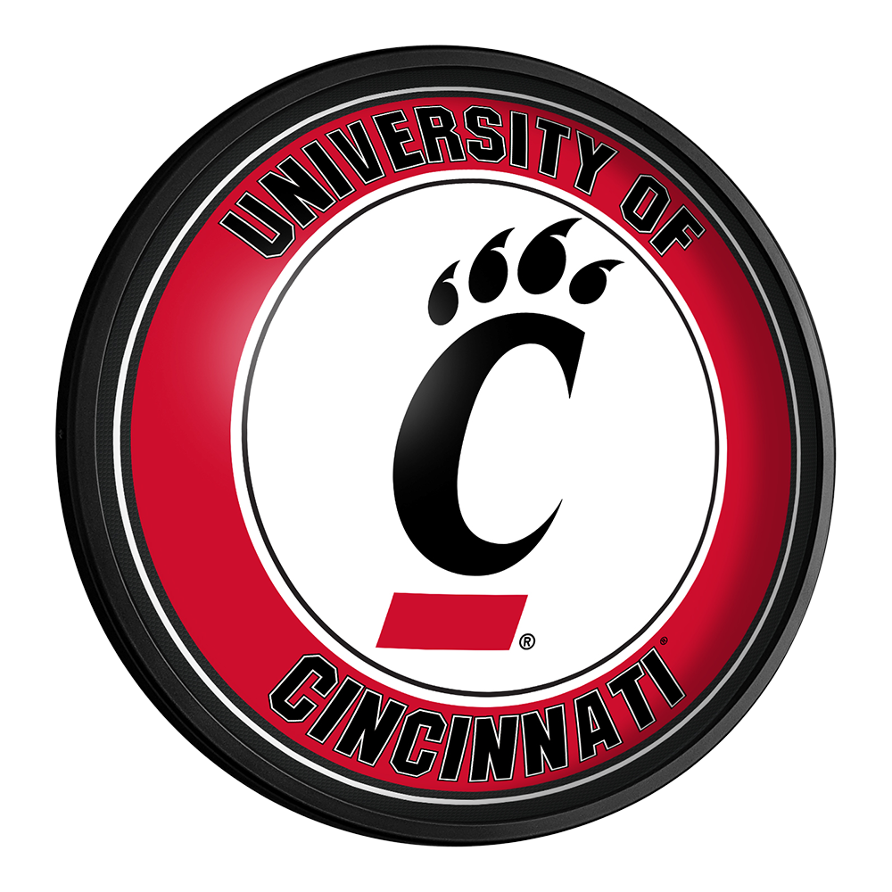 Cincinnati Bearcats Slimline Round Lighted Wall Sign