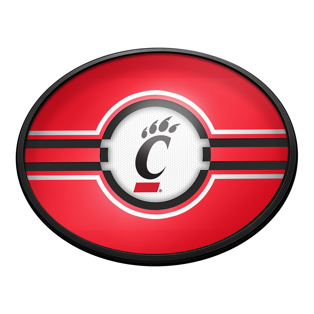 Cincinnati Bearcats Slimline Oval Lighted Wall Sign