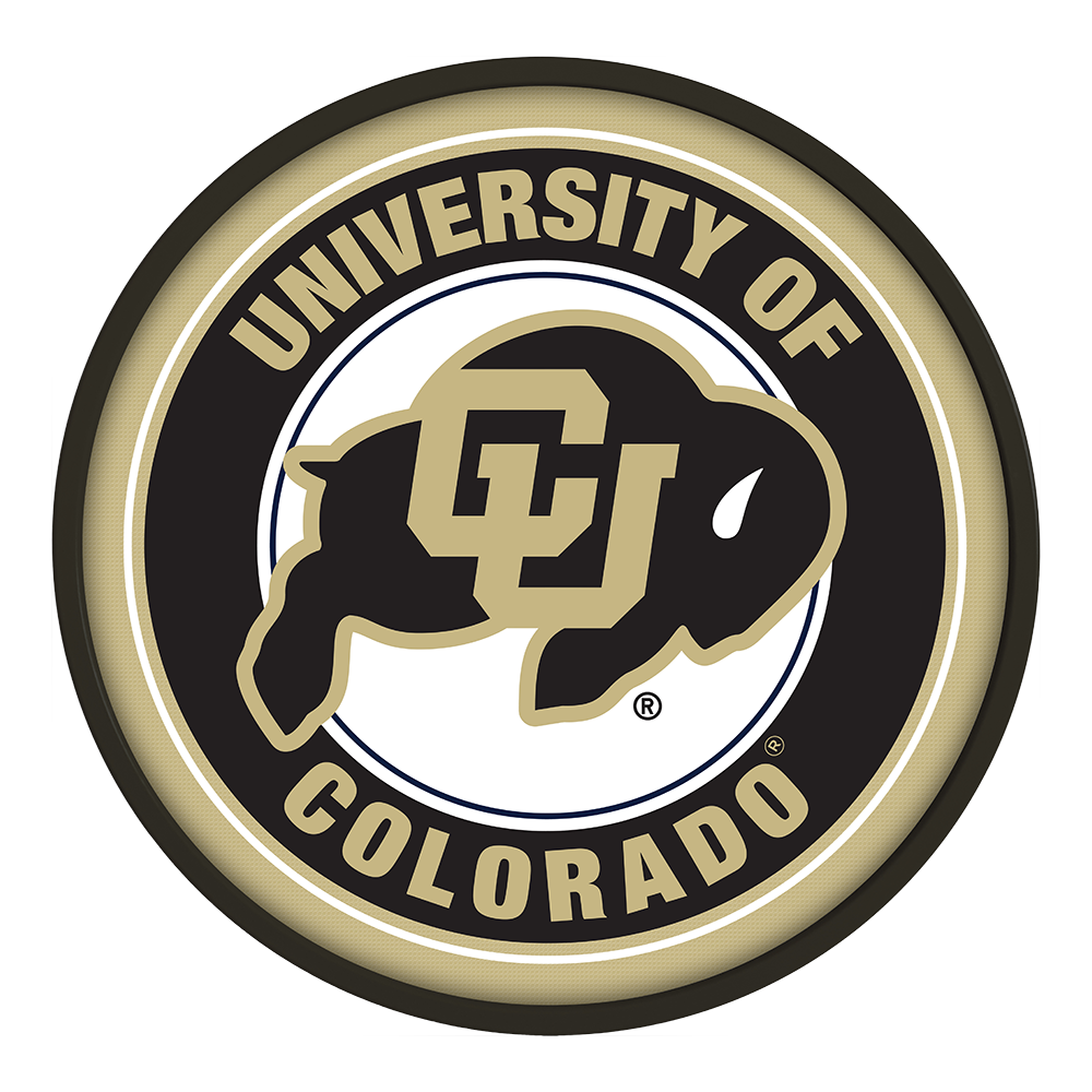 Colorado Buffaloes Modern Disc Wall Sign