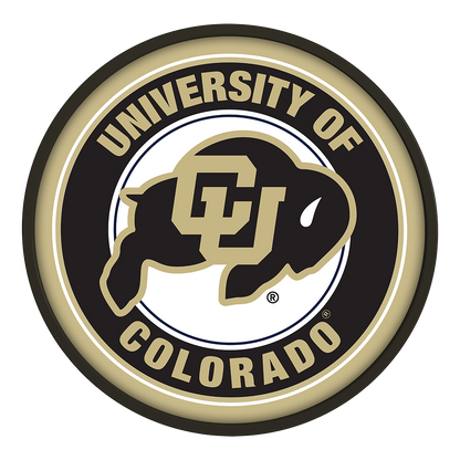 Colorado Buffaloes Modern Disc Wall Sign