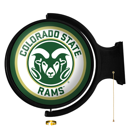 Colorado State Rams Round Rotating Wall Sign