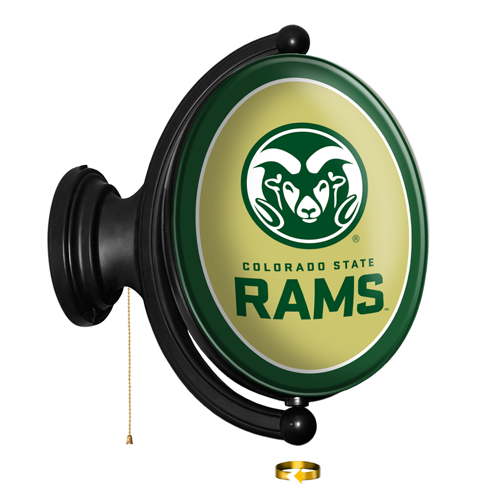 Colorado State Rams Oval Rotating Wall Sign