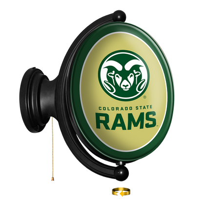 Colorado State Rams Oval Rotating Wall Sign