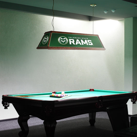 Colorado State Rams Premium Pool Table Light Room View