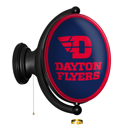 Dayton Flyers Oval Rotating Wall Sign