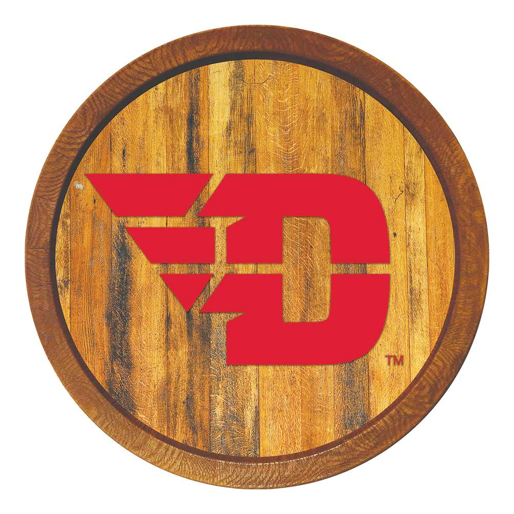 Dayton Flyers Barrel Top Sign