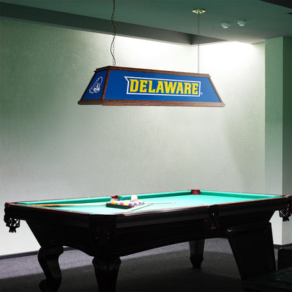 Delaware Blue Hens Premium Pool Table Light Room View