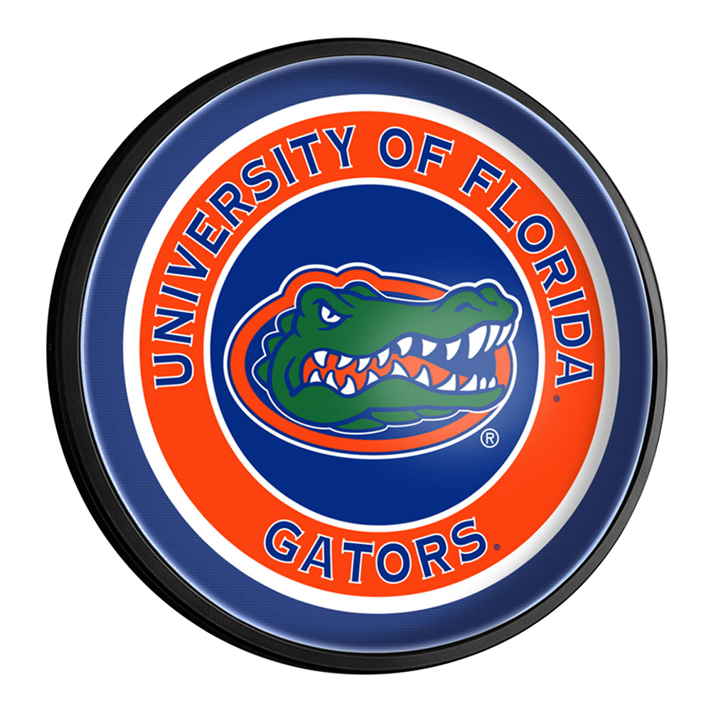 Florida Gators Slimline Round Lighted Wall Sign