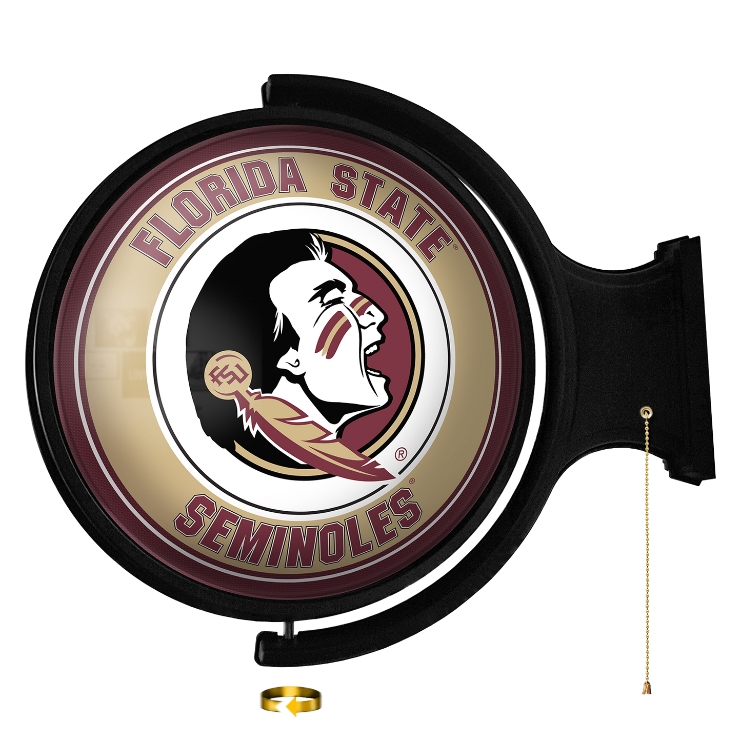 Florida State Seminoles Round Rotating Wall Sign