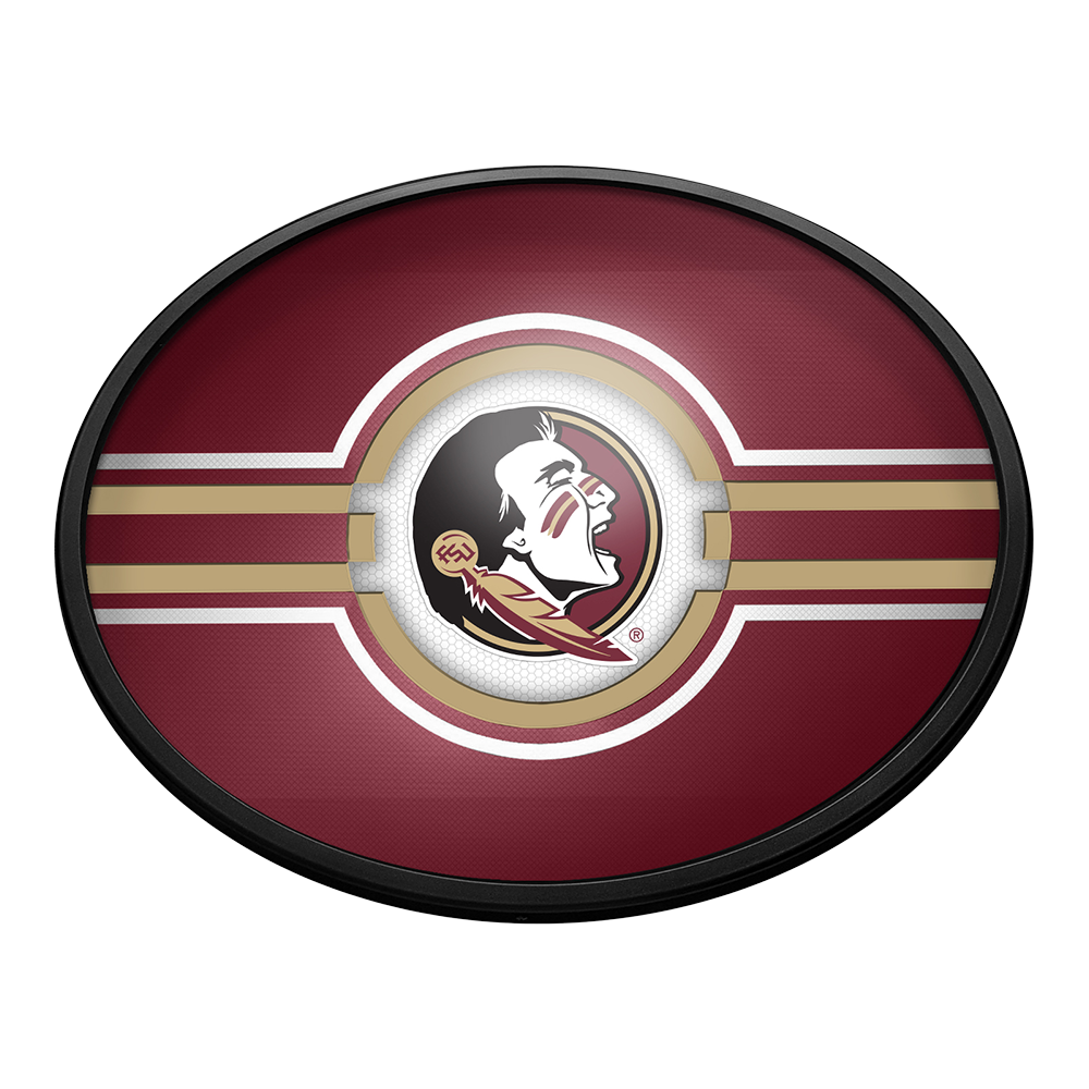 Florida State Seminoles Slimline Oval Lighted Wall Sign