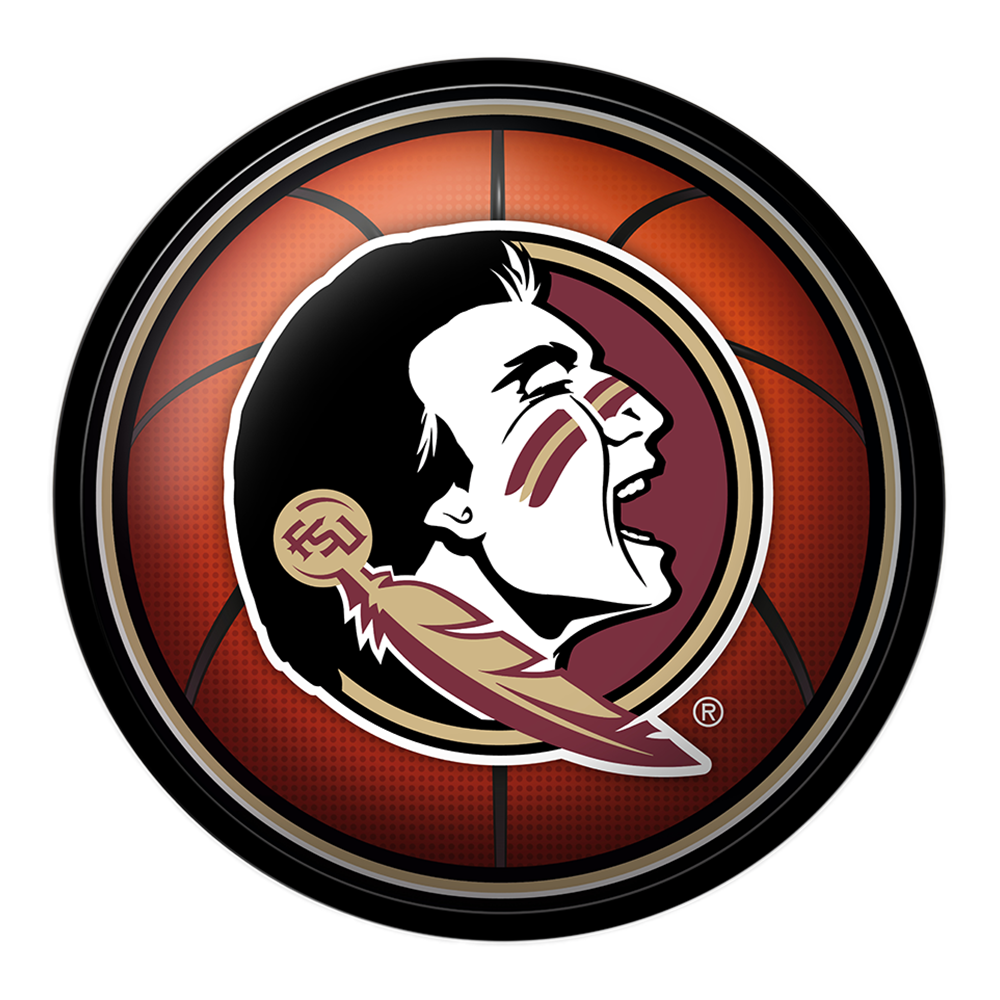 Florida State Seminoles Basketball Modern Disc Wall Sign