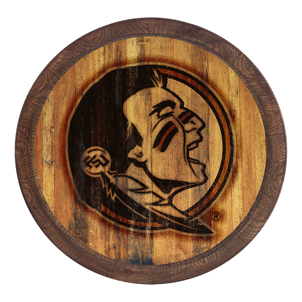 Florida State Seminoles Branded Barrel Top Sign