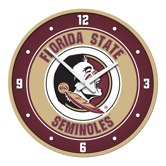 Florida State Seminoles Round Wall Clock