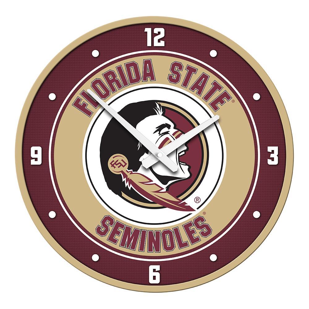 Florida State Seminoles Round Wall Clock