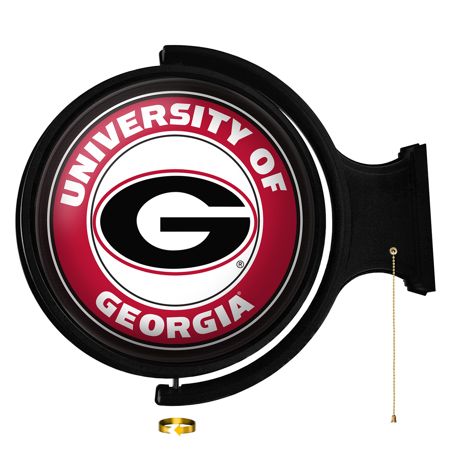Georgia Bulldogs Round Rotating Wall Sign