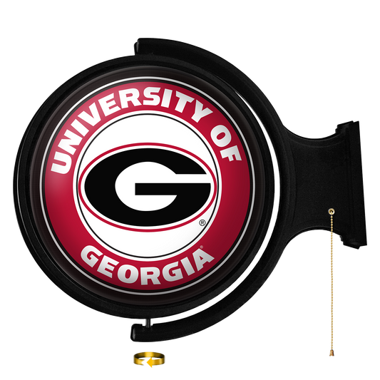 Georgia Bulldogs Round Rotating Wall Sign
